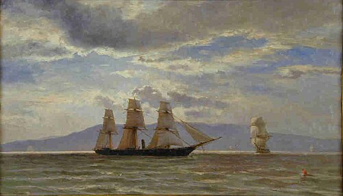 Zr.Ms. schroefstoomschip 1ste klasse Zilveren Kruis, 1880, Jacob Eduard van Heemskerck va