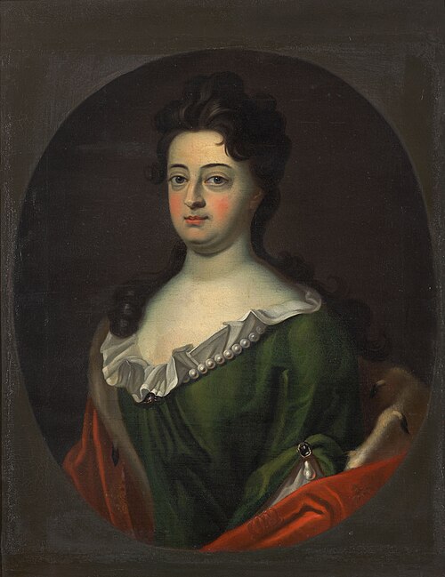 Portret van Sophia Charlotte van Hannover, 1699, Friedrich Wilhelm Weidemann