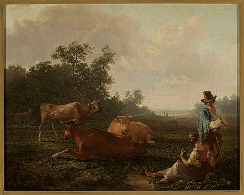 Scène pastorale., 1827, Friedrich Nerly