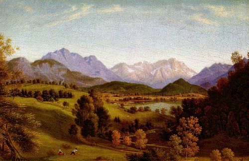 Upper Bavarian foothills of the Alps, 1842, Friedrich von Olivier