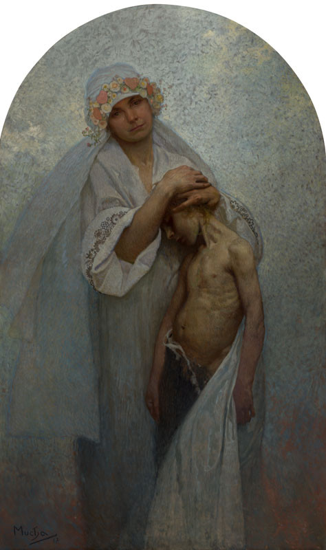 Czech Heart, 1917, Alfons Mucha