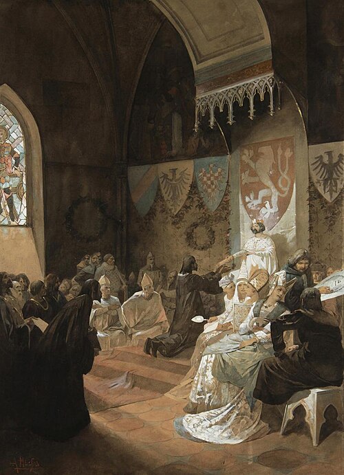 Historische Szene, 1939, Alfons Mucha