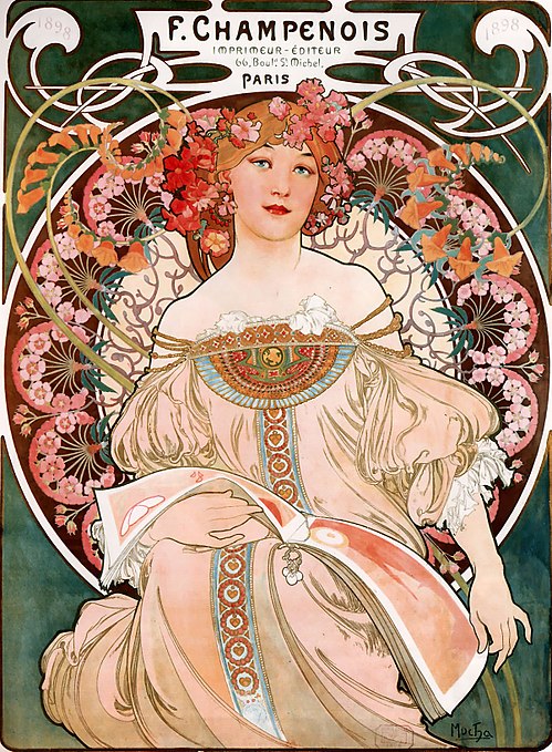 Rêverie, 1897, Alfons Mucha