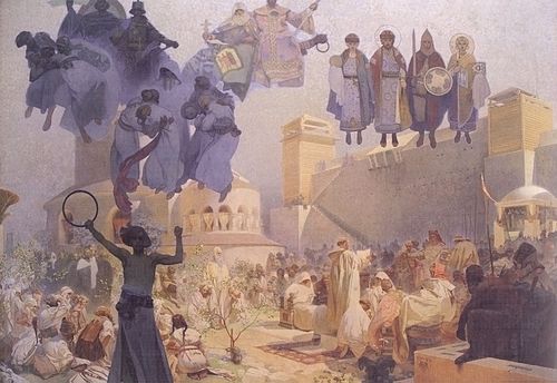 Introduction à la Liturgie slave, 1912, Alfons Mucha