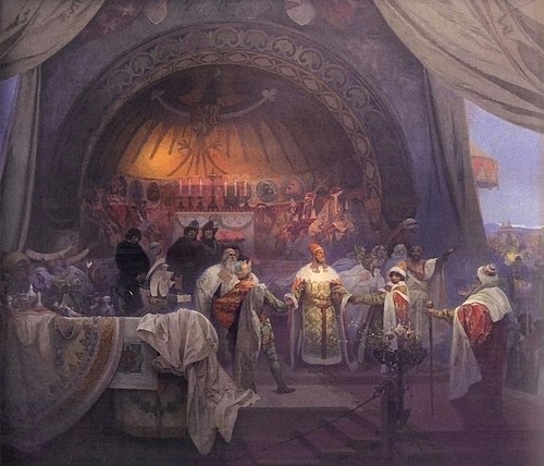Le Roi Premysl Ottokar II de Bohême, 1923, Alfons Mucha