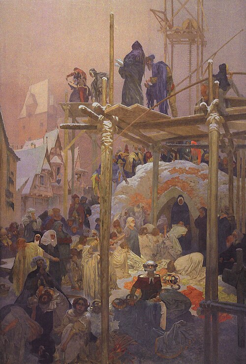 Jan Milíč de Kroměříž, 1916, Alfons Mucha