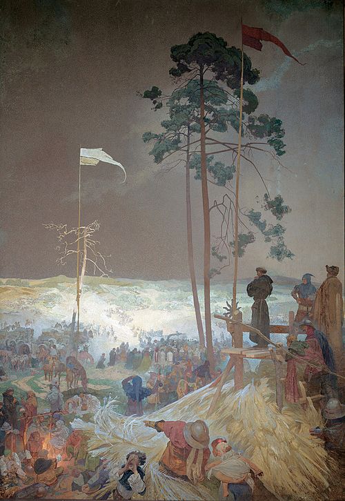 Entretien à Křížky, 1916, Alfons Mucha