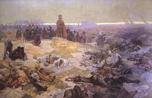 Après la Bataille de Grunwald, 1924, Alfons Mucha