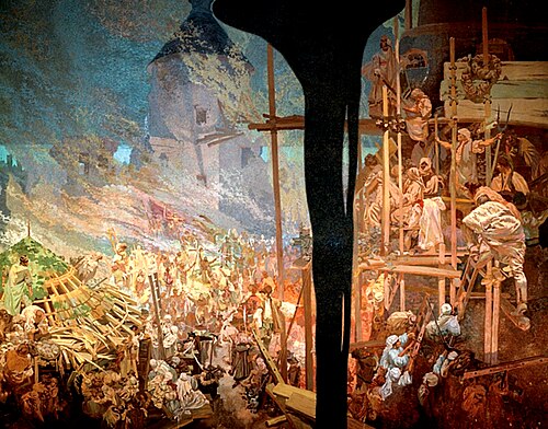 La Défense de Szigetvár, 1916, Alfons Mucha
