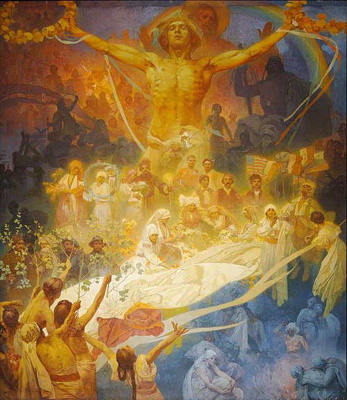 L'Apothéose des Slaves, 1928, Alfons Mucha