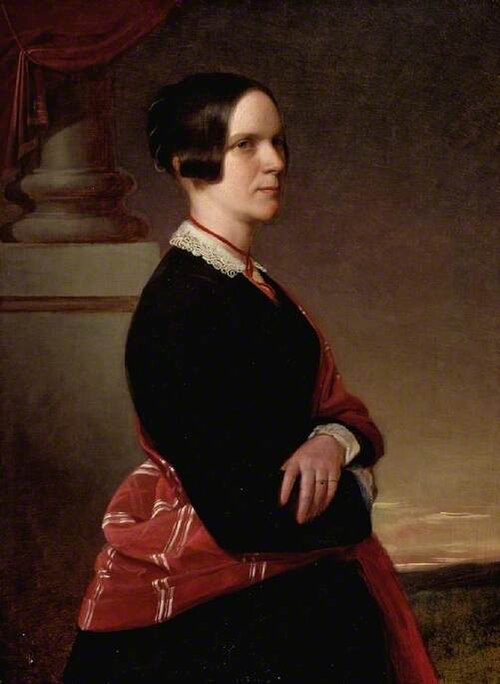 Mary Ann Sandys, née Brown (d.1883), the Artist's Mother, , Frederick Sandys