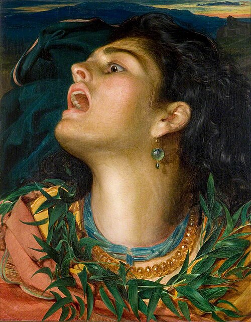 Cassandra, 1863, Frederick Sandys