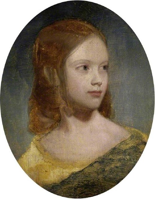 Emma Sandys (1841–1877), the Artist's Sister, 1854, Frederick Sandys