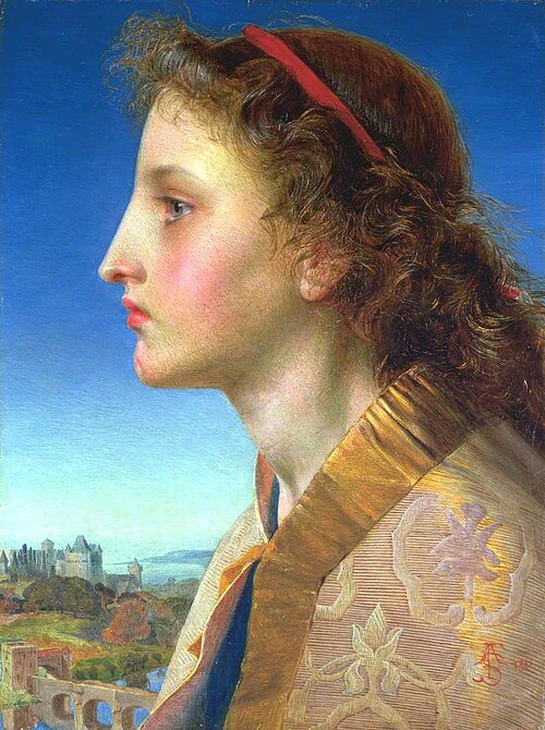 Oriana, 1861, Frederick Sandys