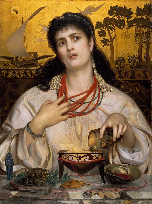 Médée, 1868, Frederick Sandys