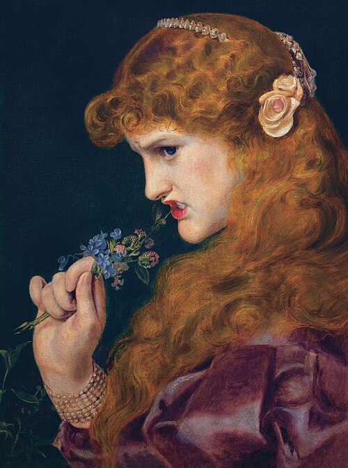 Love's Shadow, 1867, Frederick Sandys