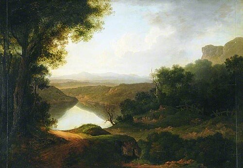 A Lake Scene, , George Philip Reinagle