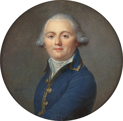 Portrait de François Joseph Westermann, 1793, Jean-Baptiste Jacques Augustin