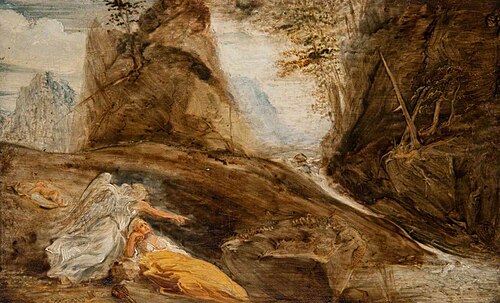 Hagar and the Angel, 1760, John Runciman