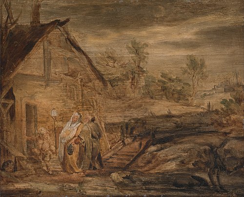 Mary and Joseph Outside the Inn, 1763, John Runciman