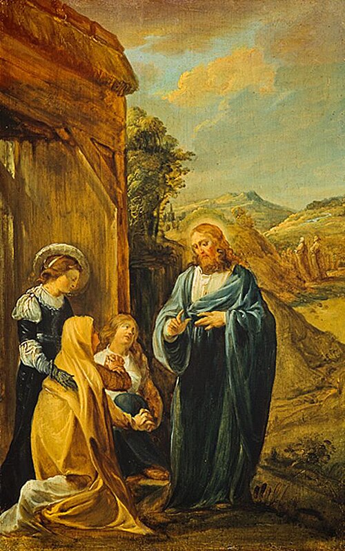 Christ taking leave of his Mother, , John Runciman