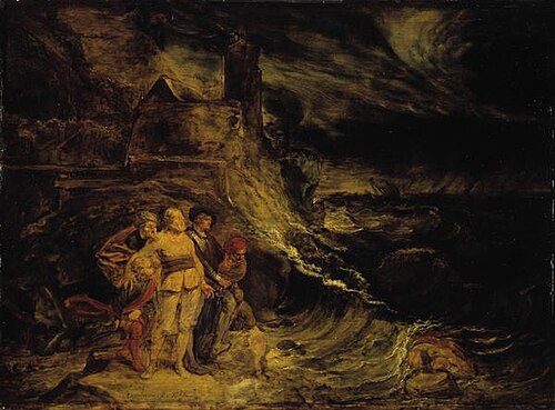 King Lear in the Storm, 1767, John Runciman