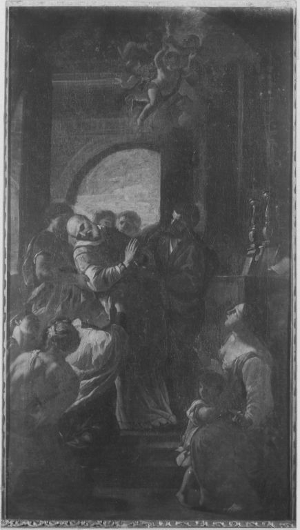 Tod des hl. Andreas Avellinus (zugeschrieben), 1690, Johann Kaspar Sing