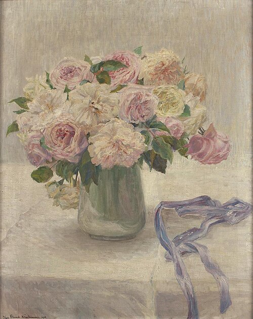 Blasse Rosen, 1910, Olga Krieghammer