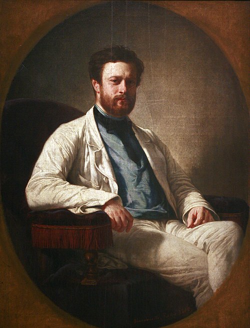 Portrait of Edmond About, 1858, Félix-Henri Giacomotti