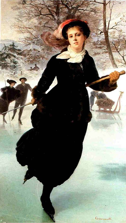 La patineuse, 1888, Félix-Henri Giacomotti