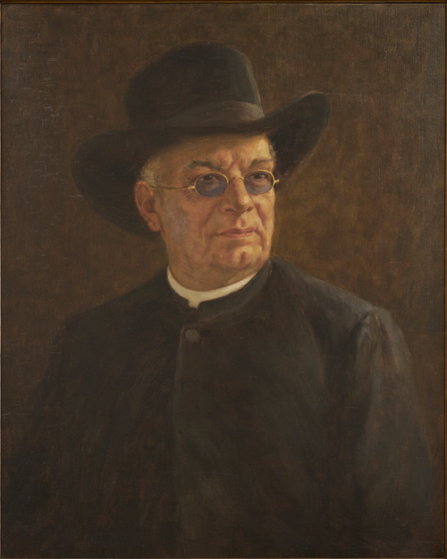 Portrait du pasteur Heinrich Hansjakob, 1907, Wilhelm Hasemann