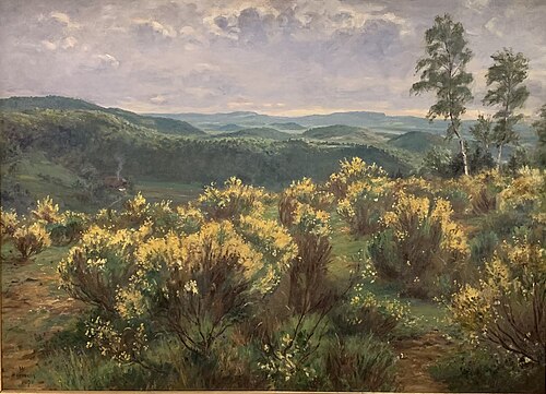Blooming Gorse, 1907, Wilhelm Hasemann