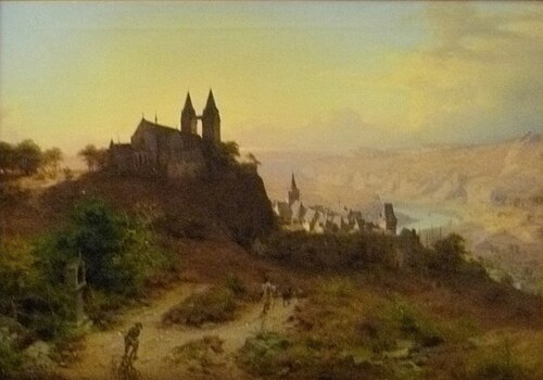 Sunset, 1837, Heinrich Funk
