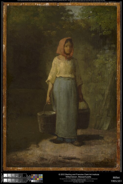 Peasant Girl Returning from the Well, 1860, Jean-François Millet