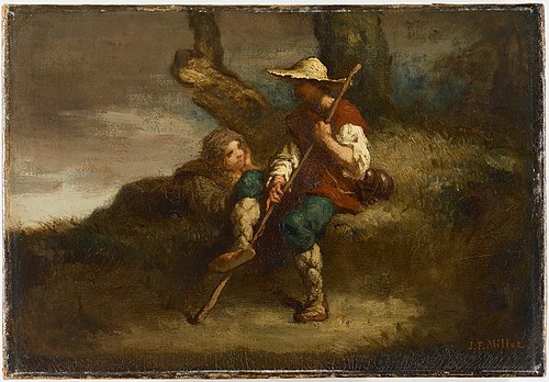 Shepherds Resting, , Jean-François Millet