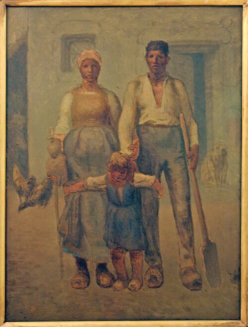 The Peasant Family, 1871, Jean-François Millet