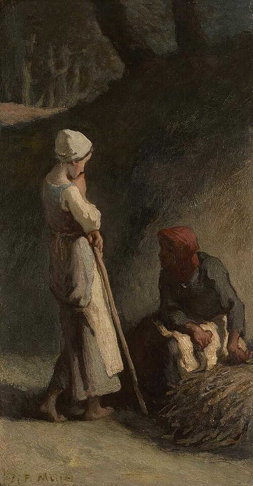 The Faggot Gatherers, 1852, Jean-François Millet