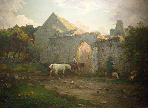 La ferme du Tourp, 1875, Jean-François Millet