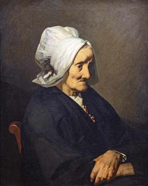 Portrait de la veuve Roumy, 1842, Jean-François Millet