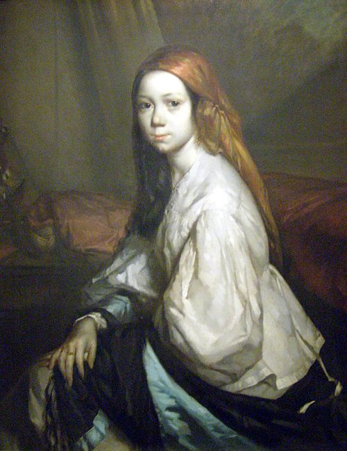 Pauline Ono en déshabillé, 1843, Jean-François Millet