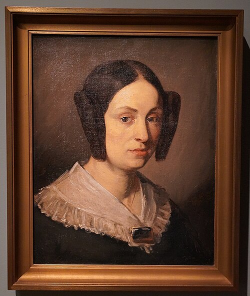 Portrait de Augustine Fournerie, 1840, Jean-François Millet