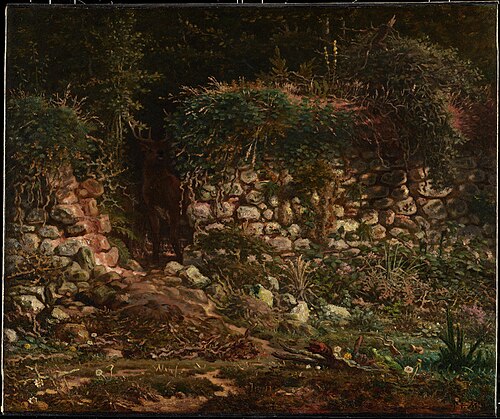 古い塀 (ミレーの絵画), 1862, Jean-François Millet