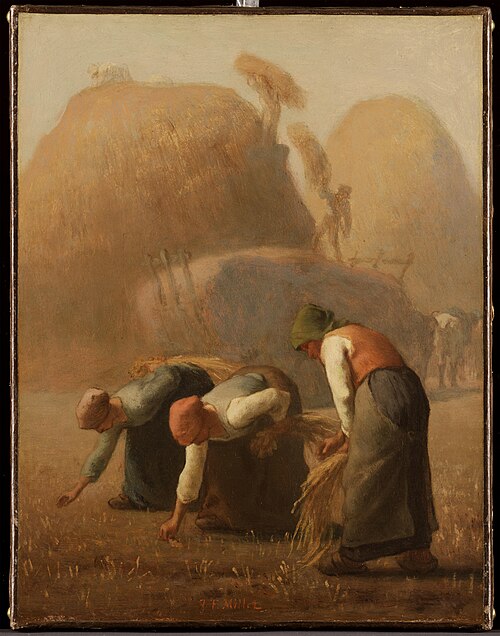 落ち穂拾い、夏, 1853, Jean-François Millet