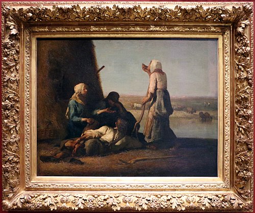 The rest of haymakers, 1848, Jean-François Millet