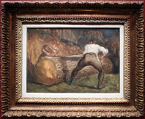 The loggers, 1855, Jean-François Millet