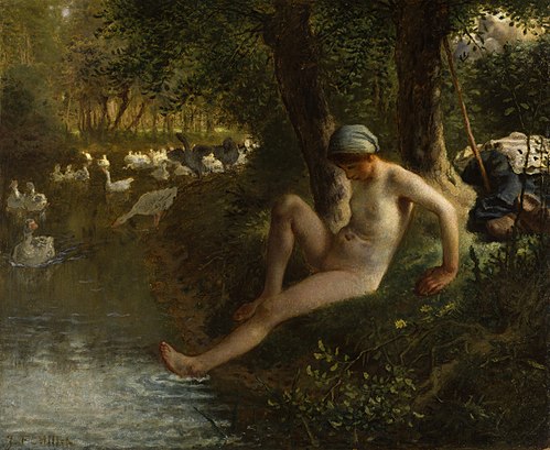 The Goose Girl, 1863, Jean-François Millet