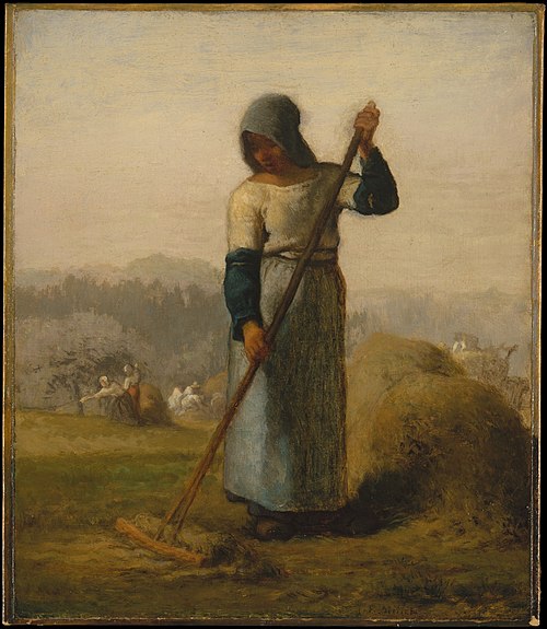 Woman with a Rake, 1856, Jean-François Millet