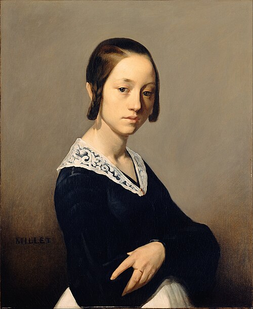 Portrait de Louise-Antoinette Feuardent, 1841, Jean-François Millet