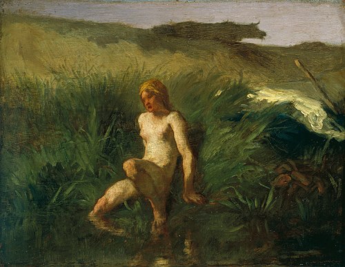 The Bather, 1846, Jean-François Millet