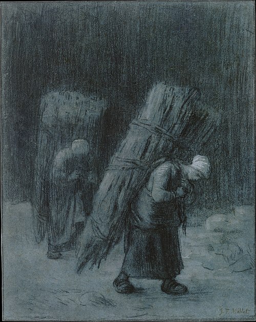 Women Carrying Faggots, 1858, Jean-François Millet